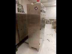 मॉडल-400 बिजली ओवन के साथ अर्ध स्वचालित पालतू कुत्ते बिस्किट बनाने की मशीन