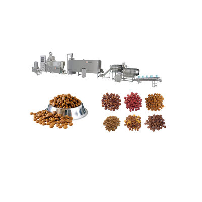 स्वचालित सूखी कुत्ता भोजन उत्पादन मशीन 500-600KG/H