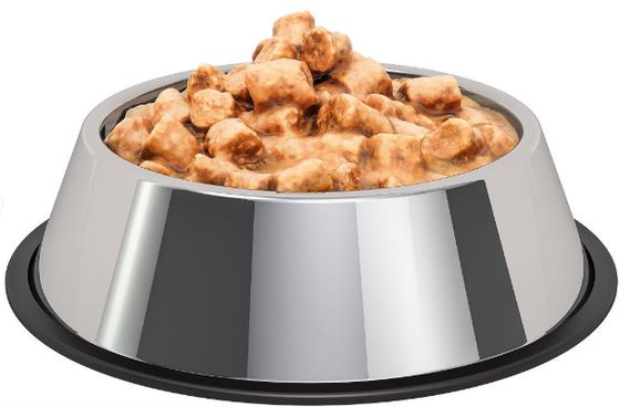 सैबाइनौ में पूर्ण स्वचालित गीला पालतू कुत्ते खाद्य गियर एक्सट्रूडर उत्पादन लाइन