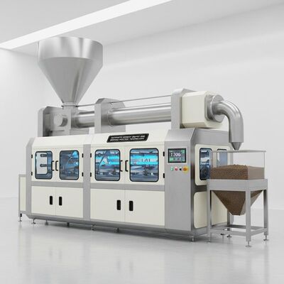 1200 किलोग्राम पालतू पशु भोजन मशीन जिसमें दक्षता के लिए स्वचालित ऊर्जा बचत सुखाने की प्रक्रिया प्रौद्योगिकी शामिल है