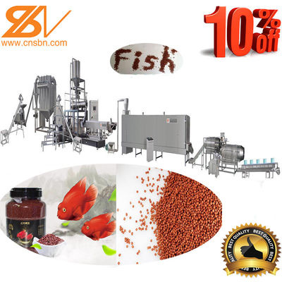 मछली चारा प्रसंस्करण मशीन एक्सट्रूडर लाइन 380v / 50hz वोल्टेज