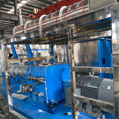 600kg/h ड्राई टाइप फ्लोटिंग फिश फीड पेलेट एक्सट्रूडर