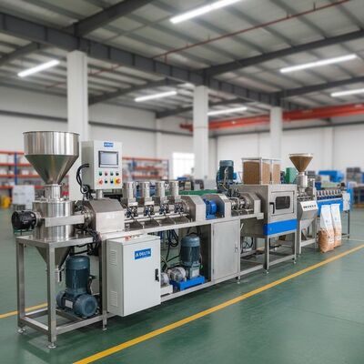 Dog Food Production Line Pet Food Machine with 1200 kilogram machine weight Delta electric parts and 100 to 1500kg per hour capacity
