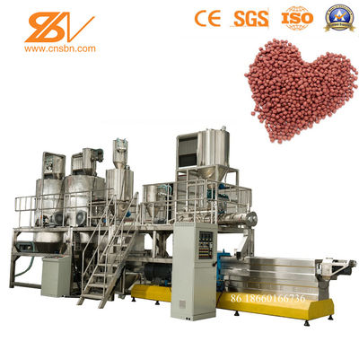 Fish Food Production Line Animal Feeding Equipment Siemens Motor Band
