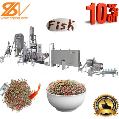 4t/H Staineless aquatic fish Feed Extruder Machine With Siemens Motor