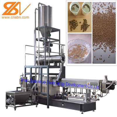 डूबने वाली मछली फ़ीड एक्सट्रूडर मशीनरी संयंत्र, मछली फ़ीड उत्पादन मशीन