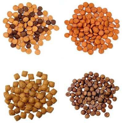 सूखी बनाने की किबल स्वचालित एक्सट्रूडर कुत्ते के भोजन बनाने की मशीन लाइन