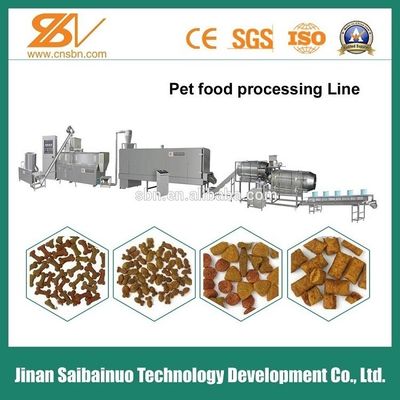 सूखे गीले गोली पालतू भोजन प्रसंस्करण संयंत्र कुतरने की मशीन कुत्ते के भोजन के लिए