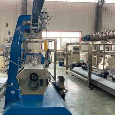 थ्री फेज़ 250KG/H पेट फूड मशीन एयर कन्वेयर के साथ