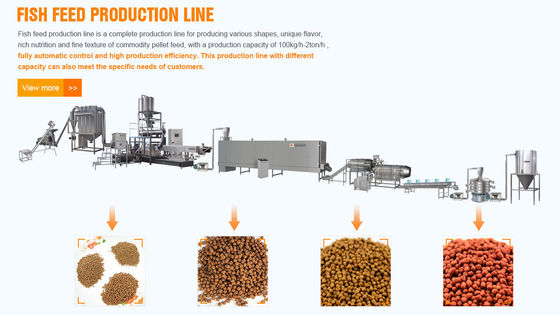 एसबीएन में पूर्ण स्वचालित एसएलजी 85 500 किलोग्राम मछली फ़ीड एक्सट्रूडर मशीन