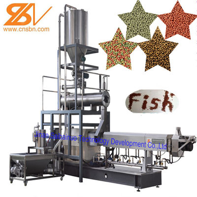 Large Capacity floating Fish Feed Extruder Machine Production Line