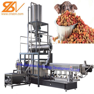 Electric Dryer Heating 1Ton/H Pet Food Machine Three Phase